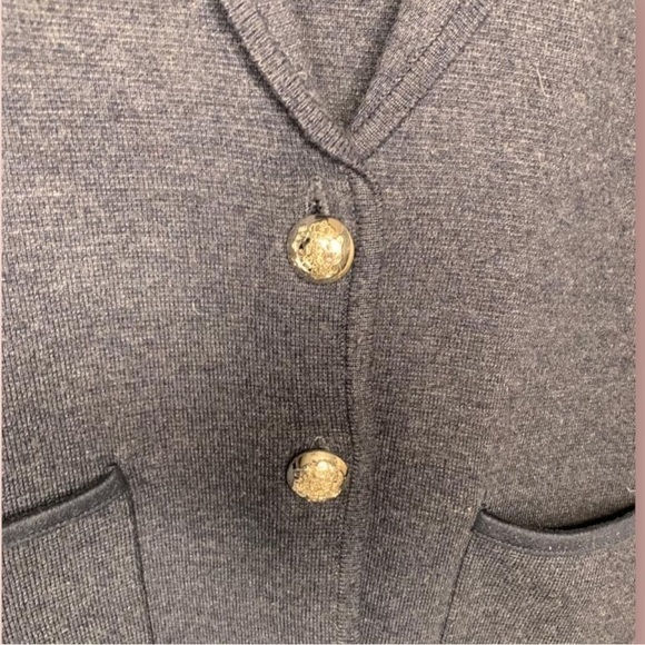 Vintage Jones New York Signature Blazer Cardigan, Size: Petite Medium - Picture 3 of 6